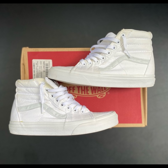 Vans Other - Vans Sk8-Hi ‘True White’ 🦴 (GS) 6Y